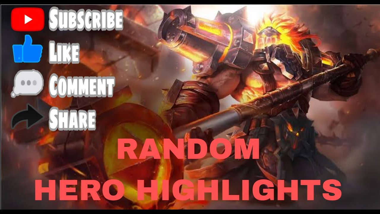 ||RANDOM HERO HIGHLIGHTS||PART 02||SOLO QUEUE RANK AND CLASSIC ...