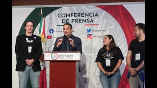 EN VIVO / Conferencia de prensa del Dip. Jesús Roberto Briano Borunda (MORENA)