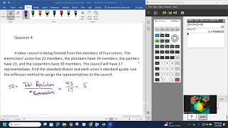 15.3 Q4 Jefferson's Method of Apportionment