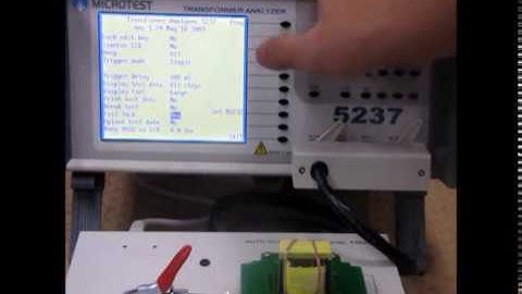 transformer tester 5237 /MICROTEST