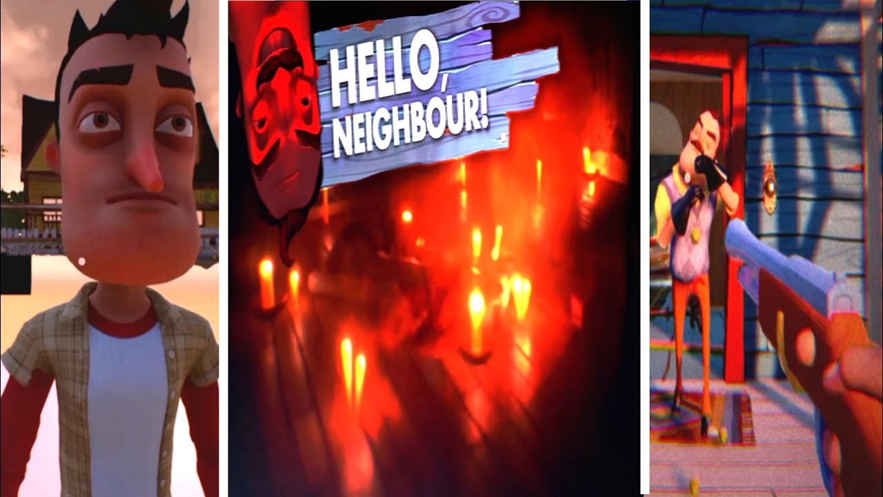 hello neighbor alpha 2 how to get the gun