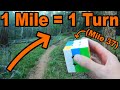 Rubik's Cube, 1 Turn Per MILE (On Foot)