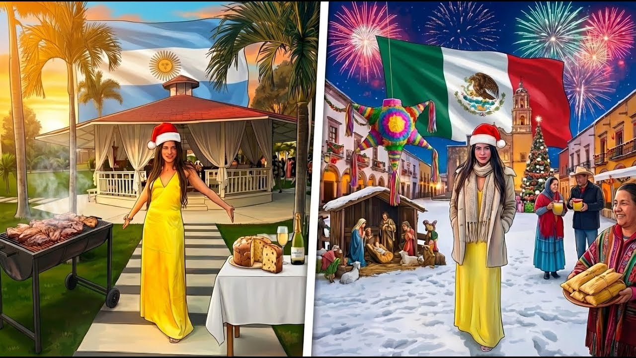 Argentina y México en Navidad: misma fecha, emociones muy distintas