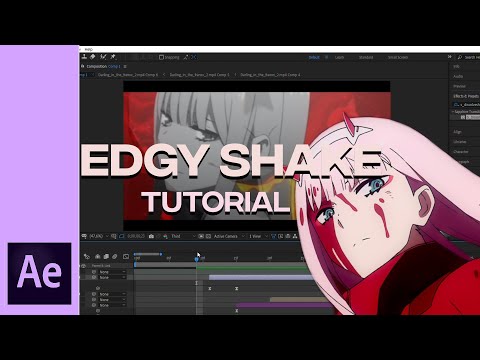 EDGY SHAKE | After Effects AMV Tutorial