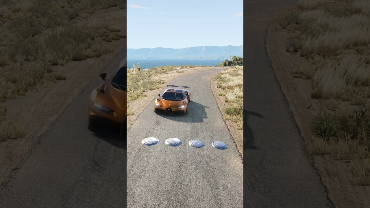 Car Small Bollard Crash – BeamNG.drive