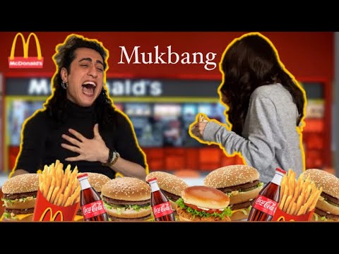 MCDONALDS MUKBANG | MAGAZİN MASASI 1.BÖLÜM BOL MAGAZİN SOHBETİ😂