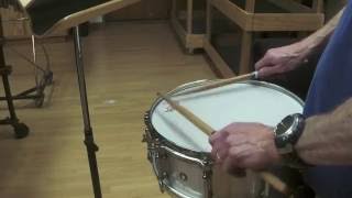 Scheherazade snare drum part, close up - complete part!