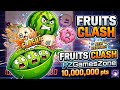 ASMR Fruits Clash | Relaxing Merge to High Score (Last Minute Heartbreak) | PZGamesZone #pzgameszone