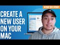 How to Add a New User on Your Mac (MacBook Air/Pro Tutorial) #macbook #tech