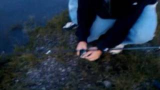 First fish at Jackson Lake Dam.