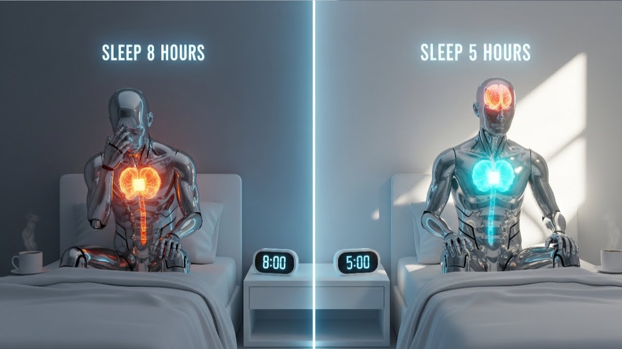 How to Sleep LESS Hours and Wake Up Fresh (Science-Backed) - YouTube
