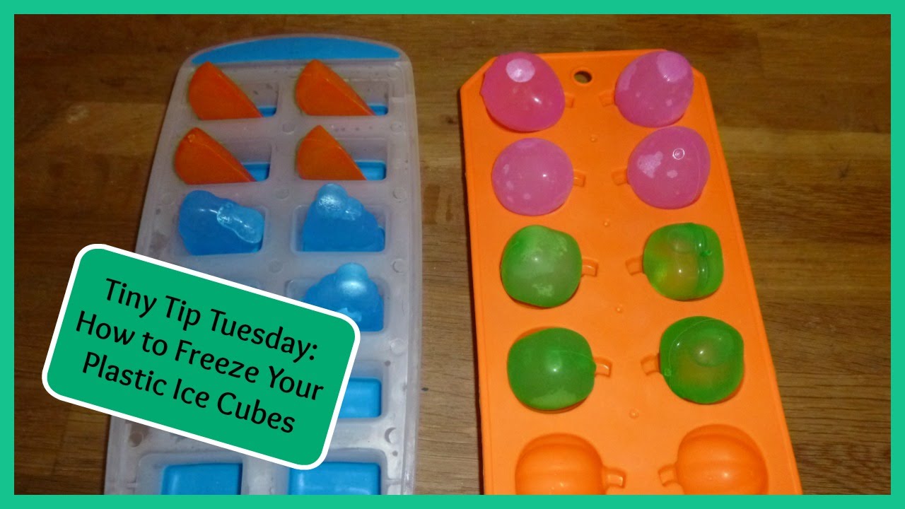 Tiny Tip Tuesday: How to freeze your plastic ice cubes 