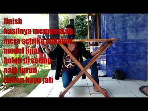 Video: Cara Membuat Papan Seterika Anda Sendiri