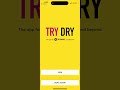 TRY DRY app - The Dry January app - how to use?