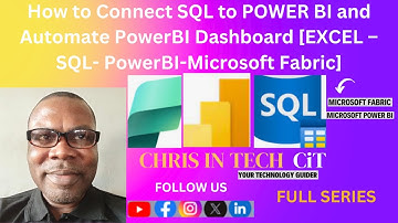How to Connect SQL to PowerBI and Automate PowerBI Dashboard [EXCEL –SQL-PowerBI-Microsoft Fabric]