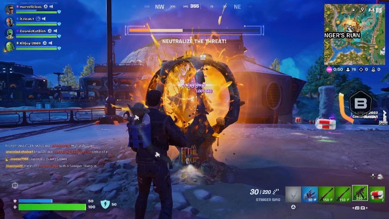 Fortnite Terminator vs Godzilla