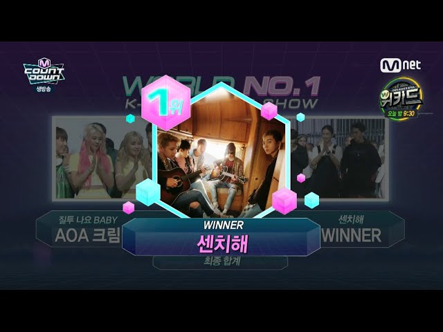 WINNER - ‘센치해(SENTIMENTAL)’ 0225 M COUNTDOWN : NO.1 OF THE WEEK class=