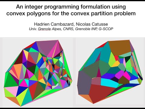 An integer programming formulation using convex polygons for the minimum convex partition problem