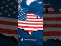USA in 20 Seconds 🇺🇸 | 3D Map, Population, GDP &amp; Facts #shorts