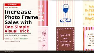 A Simple Visual Strategy to Increase Photo Frame Sales in Your Retail Store