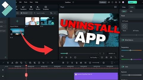 How to Uninstall Filmora 2025?