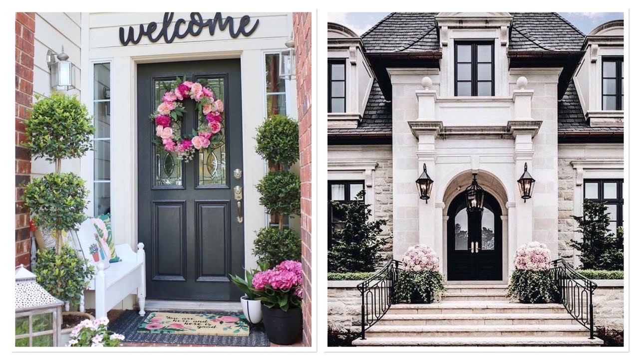 Home Front decor ideas How to decor front of your home …. YouTube