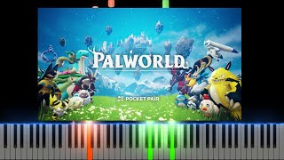 PALWORLD Music  Bosses  Game Soundtrack Piano Cover Midi tutorial Sheet app  Karaoke