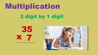 Multiplication of two digit number by one digit number.How to solve2 digit by 1 digit multiplication