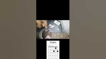 Guitar chords : F sharp diminished
