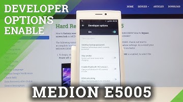 Developer Options in MEDION E5005 – OEM Unlock & USB Debugging