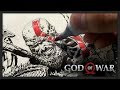Kratos God of War Drawing (Comic Book Style) + Original Art Giveaway
