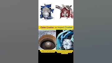 Cone Crusher & Impact Crusher | Animated Working Mechanism & Stone Crushing Process #crushingplant