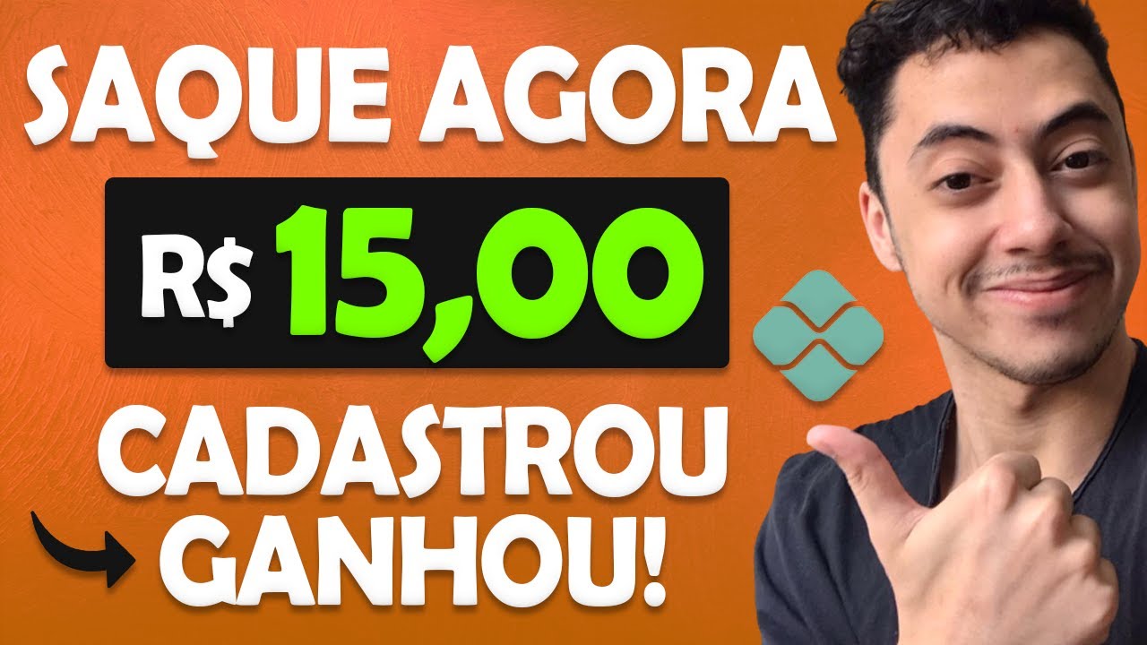 CADASTROU GANHOU R$15,00 – GANHE DINHEIRO no CADASTRO | APP Pagando por Cadastro via Pix!