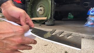 Craftsman Lawn Mower Blade Upgrade with Gator Blade G5