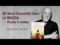20  most beautiful lines of paulo coelho in his novel brida