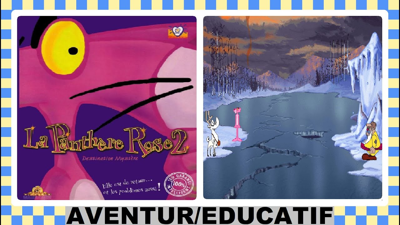Jeu PC La Panthère Rose 2 - Big Box, Très Bon état, Jeu D'aventure Rétro