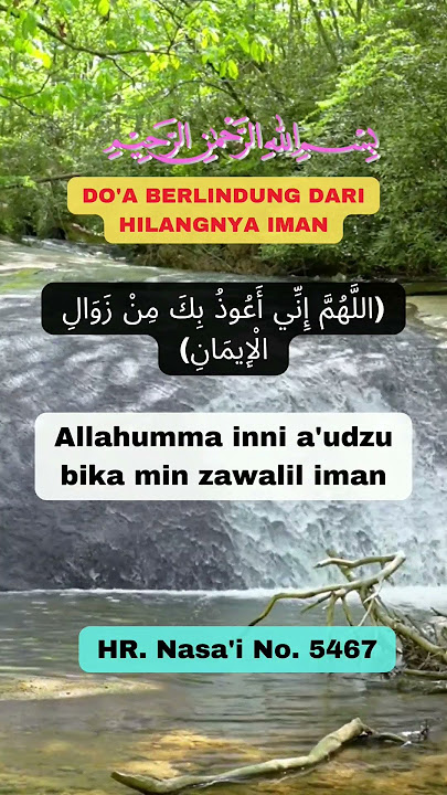 Doa berlindung dari hilangnya iman! #dosa #quotes