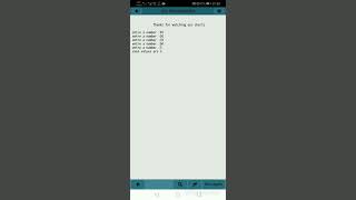 9th class[] Topic Examples of flowchart Exercise 11 in C language on Android mobile phone