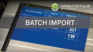 Gravostyle™ Software - How to import a batch of files in one clic ?