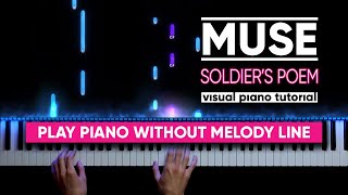 Muse - Soldier&#39;s Poem (Visual Piano Tutorial)
