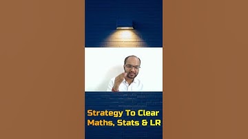 Revision Tips For CA Foundation Maths, Stats & LR #shorts