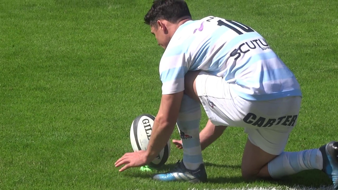 La belle pénalité de DAN CARTER - Racing 92 Vs Pau - 2017 - YouTube