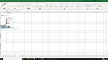 Finance Modelling in Excel: NPV and PV Calculations