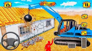 JCB City Road Construction Simulator 3D - City Construction Road Builder Simulator -Android Gameplay screenshot 2