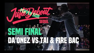2019 JUSTE DEBOUT SEOUL / Poppin Semi Final Daonez vs Tai&Fire Bac