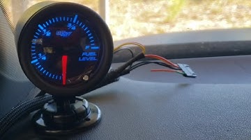 Glowshift 7 Color Fuel Level Gauge Install 2012-2019 Volkswagen Beetle