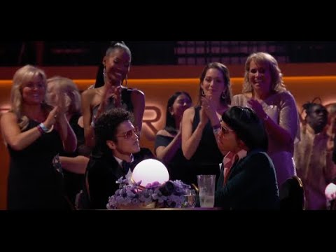 Silk Sonic - Leave the Door Open Grammys 2022 Celebration Reactions Song and Record of the Year