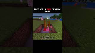 minecraft villager is very fast #minecraft #youtube