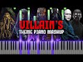 Villain's Theme Epic Piano Mashup/Medley (Synthesia Piano Tutorial)+SHEETS&MIDI