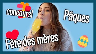 On fête Pâques et la Fête des mères + GIVEAWAY (concours terminé) ️